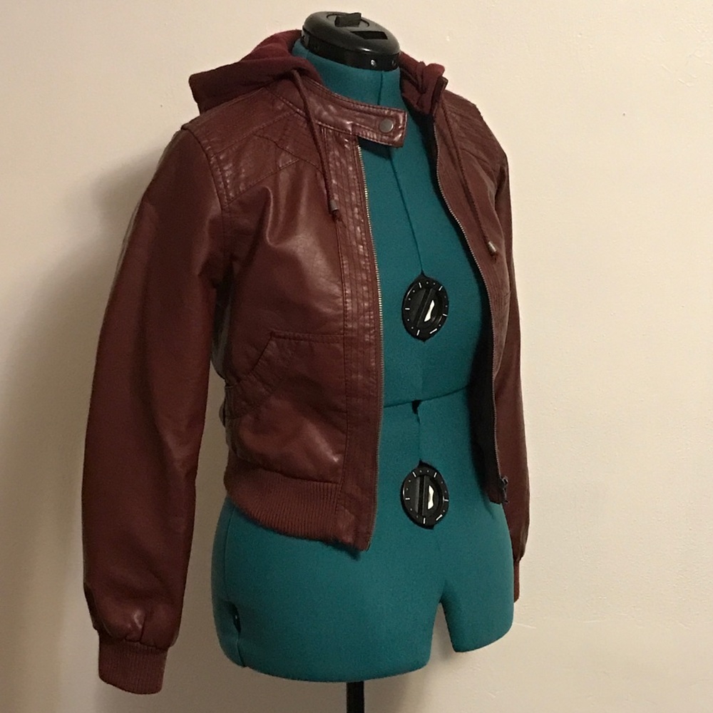 Star-Lord Inspired Red Faux Leather Jacket